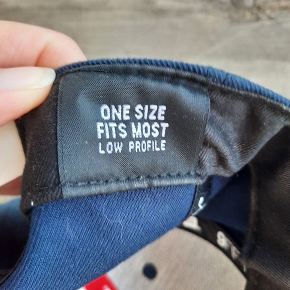 TaylorMade New Era 9Fifty M3 Tour Hat navy blue embroidered golf baseball hat - Picture 15 of 16